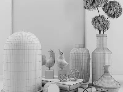 decorative set05 3D model