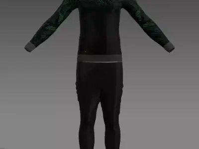 Sports Tracksuit Free 3D model