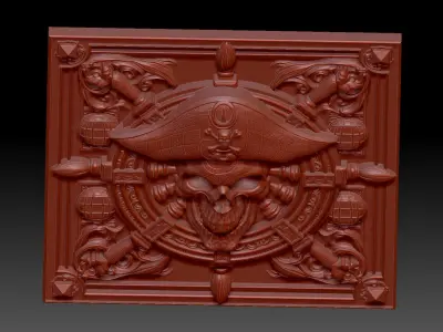 Pirate Skeleton 3D print model