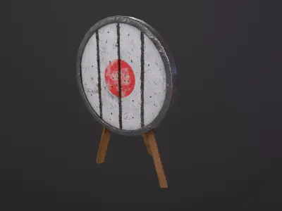 Target 3D Model Low-poly 3D model