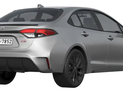 Toyota Corolla Sedan hybrid 2023 3D model