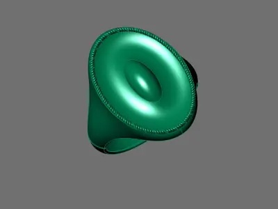 Plain Ring Women Ready STL 3DM Models Womens Rings 3D models 3D print model 63