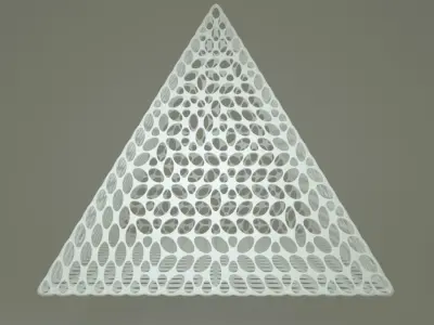 Abstract Geometric Pyramid 3D model