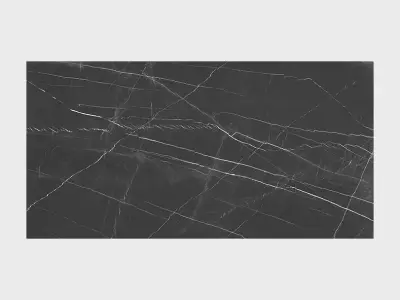 Black Marble Wall Tile 3D Model Texture