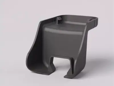 Toyota Hilux 2010 driver and passenger seat rail finishing kit 3D print model