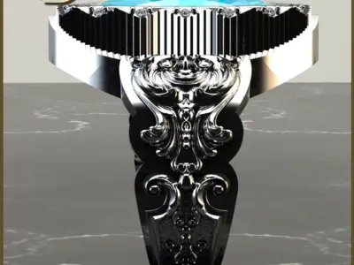 Mens ring STL 3D print model