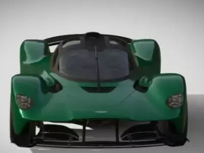 Aston Martin Valkyrie AMR LMH 2025 WEC 3D model 3D model