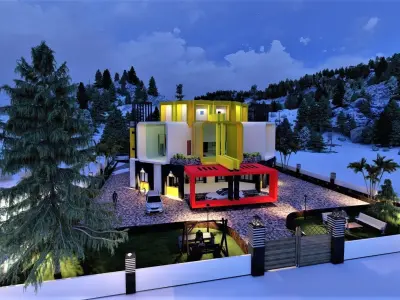 A different home in a location nobody thinks  3D model