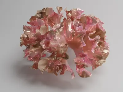 Abstract Coral decor V1 3D model