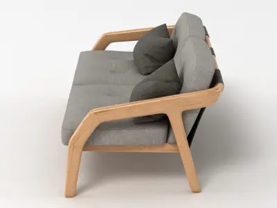 Zeitraum Friday Sofa 3D model