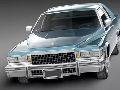Cadillac DeVille Coupe 1977 3D model