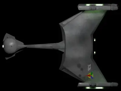 Star Trek The Original Series Klingon D-7 Battle Cruiser Free 3D model