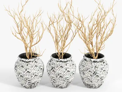 Axl Cement Pot 2 3D model