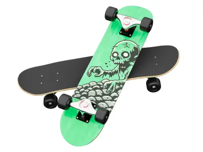 Skateboard 03 3D model