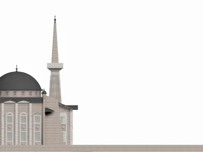 mosque  3d 3D model