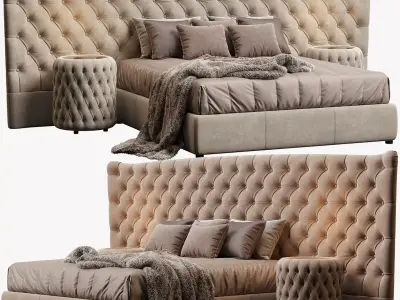 BED VOGUE MAXI LETTO DV HOME COLLECTION 3D model
