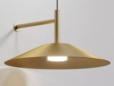LEDS C4 H LED pendant and wall LIGHT Low-poly 3D model
