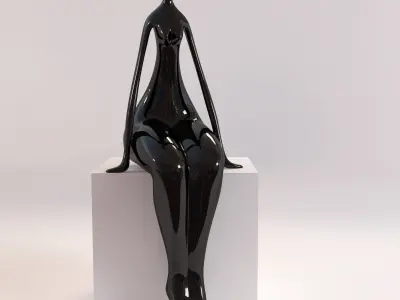 Lady Statues Collection 3D Model Pack