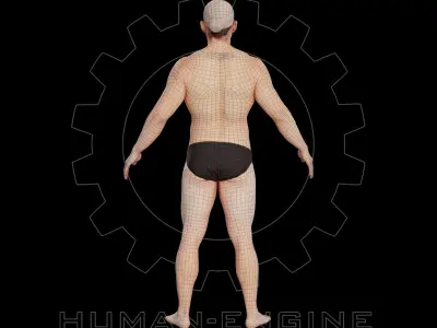 Male Scan - Victor A-Pose 2 3D model