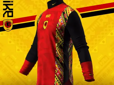 Model Zprj Nike Jersey LS Angola Edition Low-poly 3D model