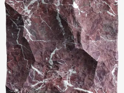295-RockPanel marble wall art 3D model