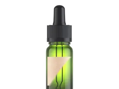 3d model Glass Dropper Bottle 3D model