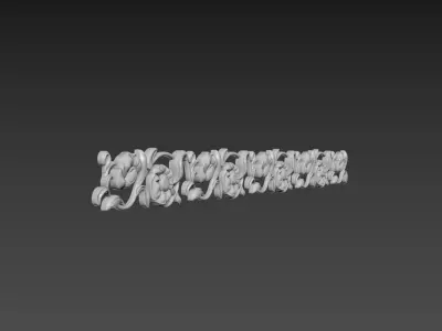 Molding Flowers 3D model