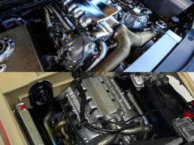 BILLET TOYOTA TT V8 LAND SPEED ENGINE LAND CRUISER 3D print model