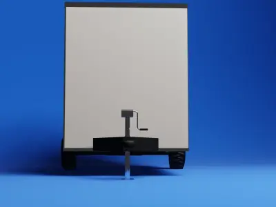 Photorealistic 3D model of van Low-poly 3D model 3D model