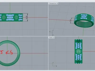Ring Car size 6 dot 5 3D print model