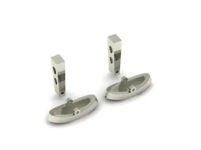 cufflink fetting 3D print model