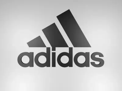 Adidas logo 3D print model
