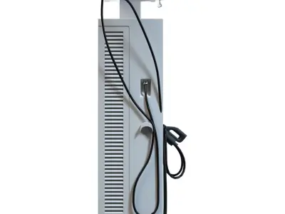 Turbo Series DC Charger Low-poly 3D model