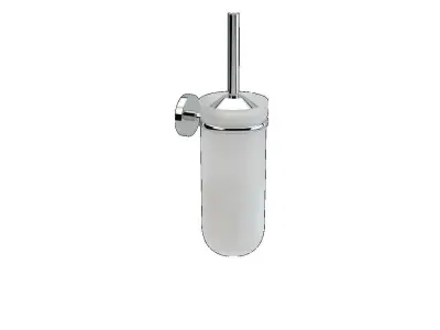 Rose Toilet Brush Glass 3D model