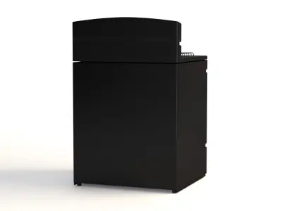 Amana 30 Inch Gas Range With Easyaccess Broiler Door 3D model