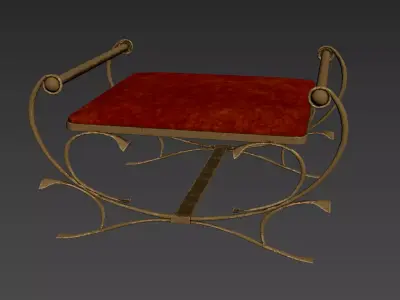 Luxury Stools Model 3D model