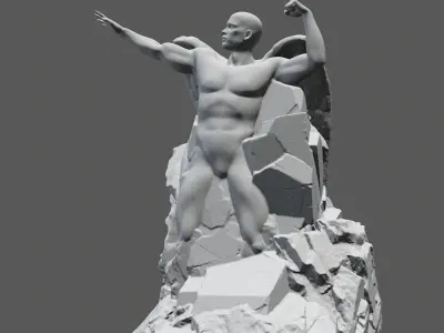 creation of adam  3D print model