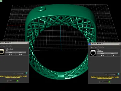 Luxury women ring 3D print model