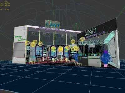 Exhibition - Area - 11X8-3DMAX2009-012 3D model