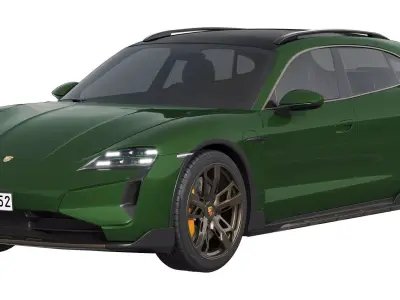 Porsche Taycan Turbo Cross Turismo 2024 3D model