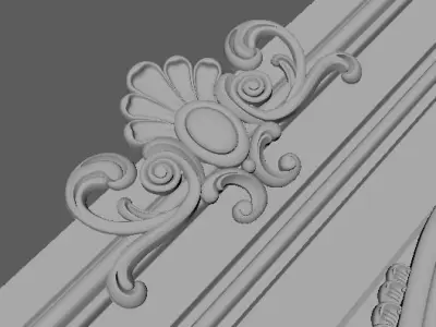 door 3d model for high quality cnc machines 3D model