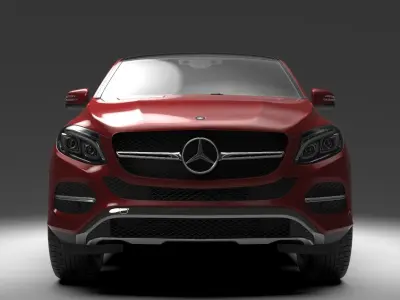 Mercedes Benz GLE Coupe 2016 3D model