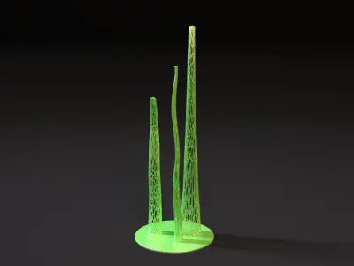 Decorative snake vase 3D print model