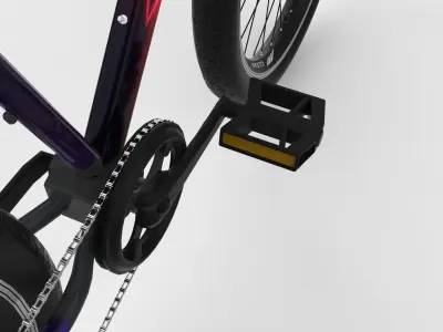 Bicycle Low-poly 3D model from CGTrader - Low-poly