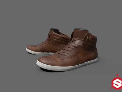 Adidas Shoe Low-poly 3D model