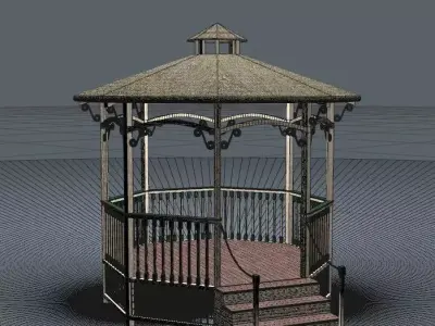 Garden Kiosk Free 3D model