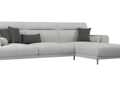 Ikea Langaryd L Shaped Sofa  3D model