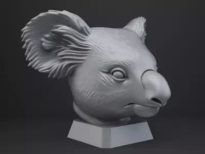 Koala Bust - Animal Figurine 3D print model