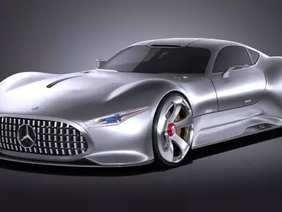 Mercedes Vision Gran Turismo Concept 3D model
