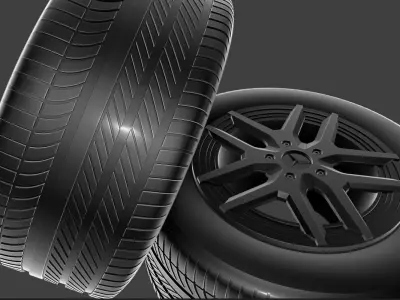 tire for mers 3D model